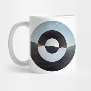 Abstract Circle Sunset Mug